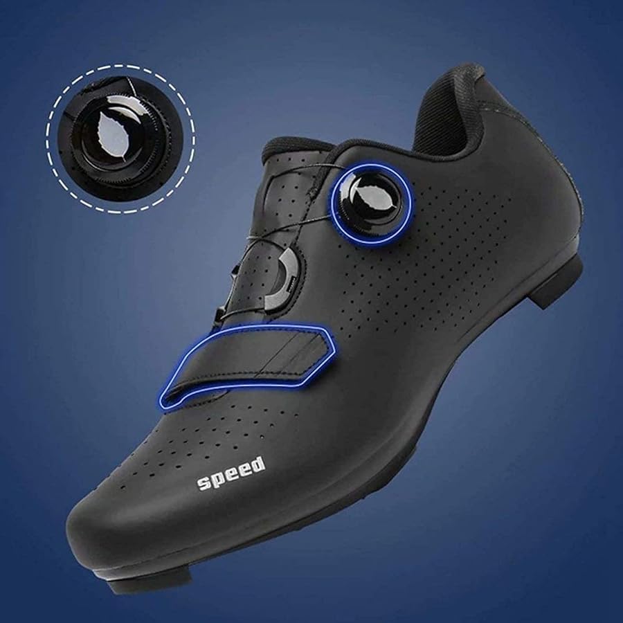 Amazon | 女性男性用サイクリングシューズ、ロードSPDバイク